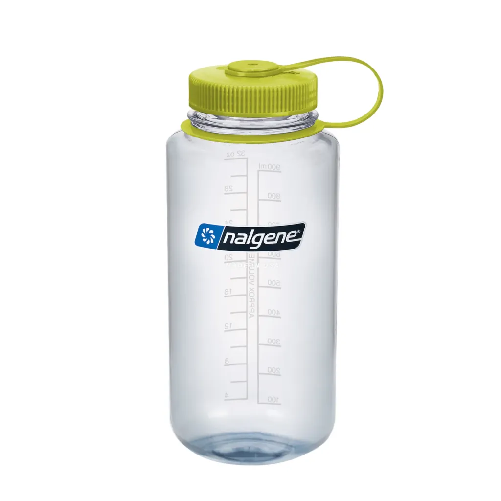 Nalgene 1L Wide Mouth Water Bottle Clear
